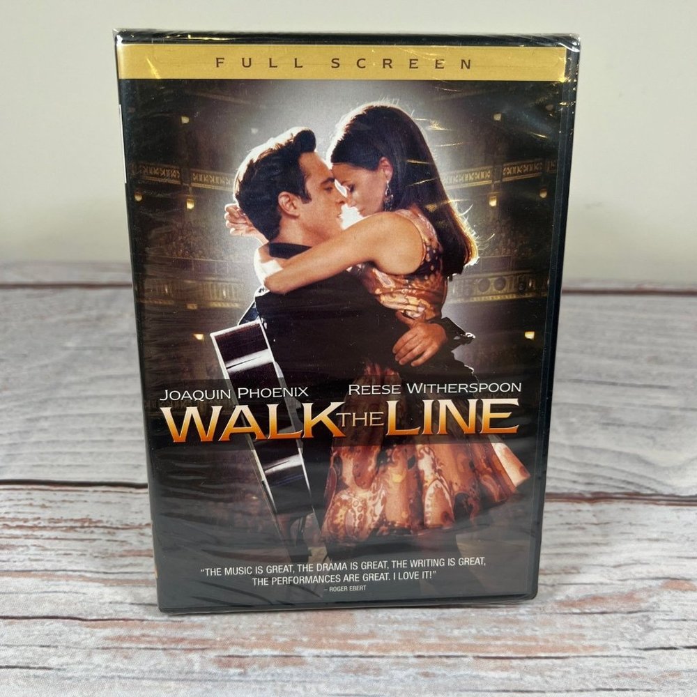 New Walk The Line Johnny Cash Movie DVD Widescreen Phoenix Witherspoon Sealed